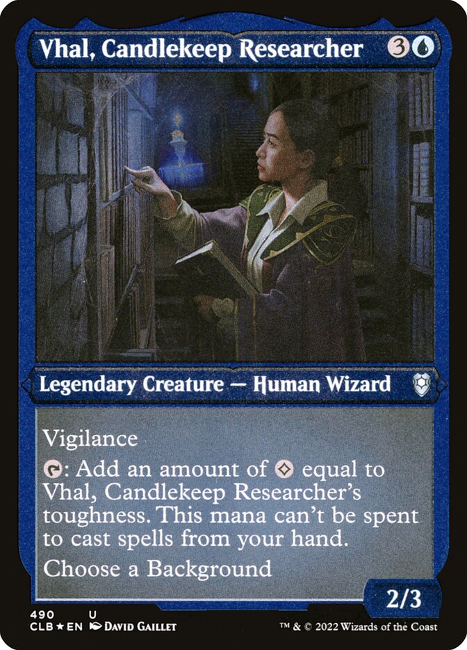 Vhal, Candlekeep Researcher - carta Magic The Gathering
