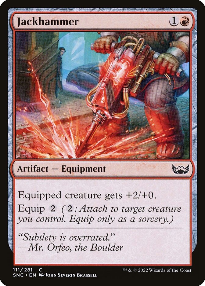 Jackhammer - carta Magic The Gathering