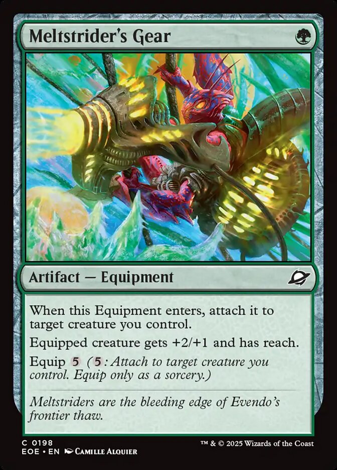 Meltstrider's Gear - carta Magic The Gathering