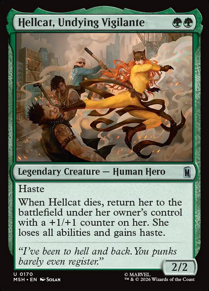 Hellcat, Undying Vigilante - carta Magic The Gathering
