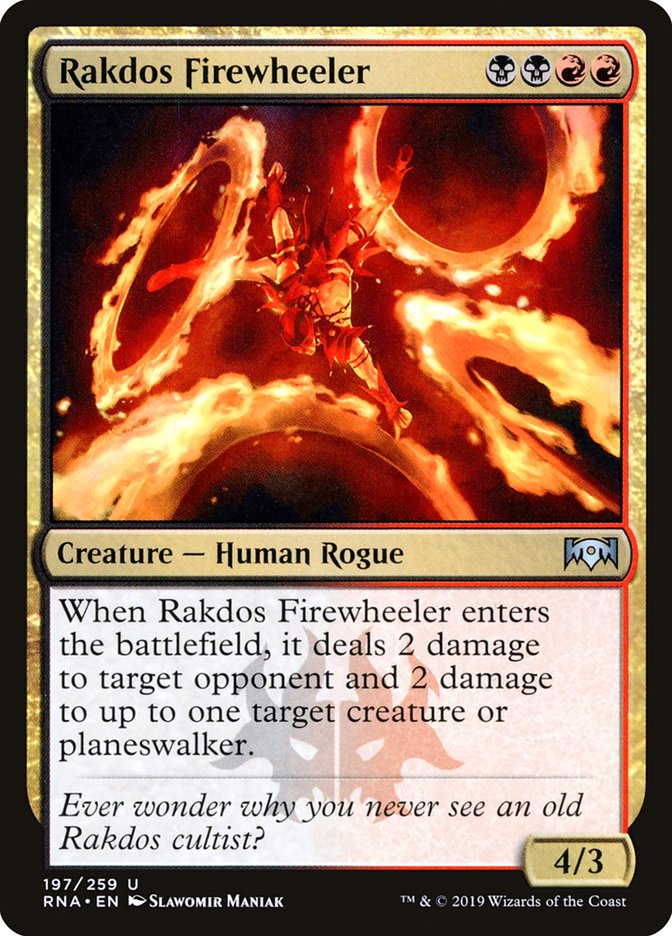 Rakdos Firewheeler - RNA-197-NF-STD