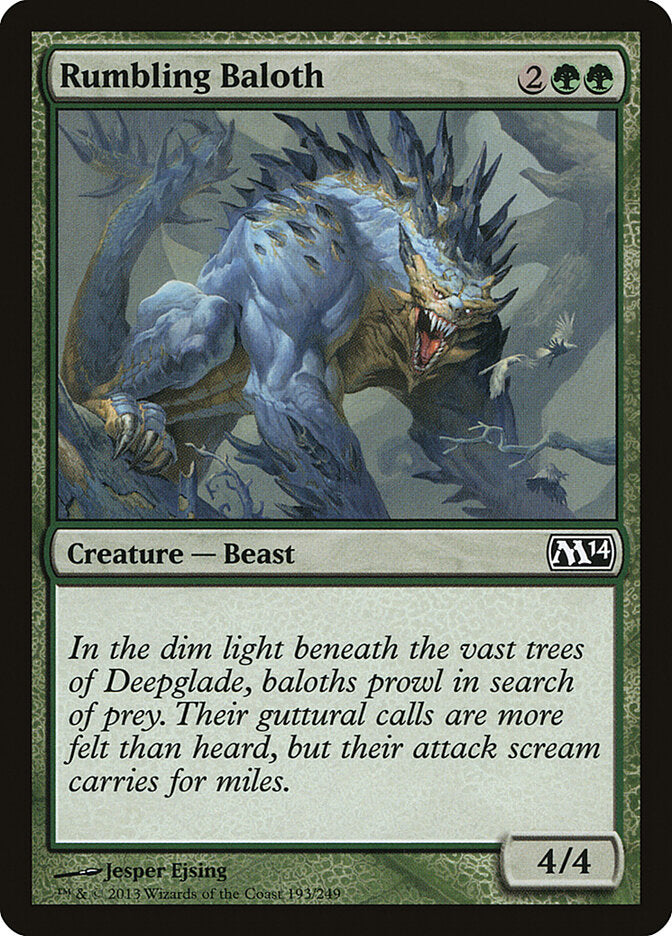 Rumbling Baloth - carta Magic The Gathering
