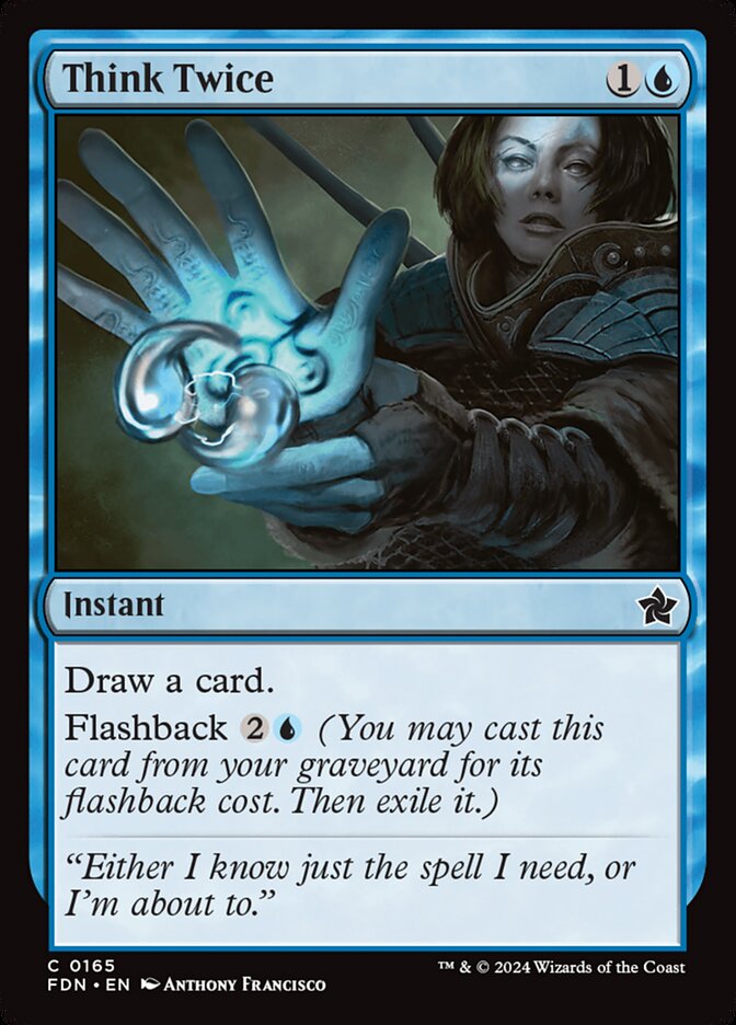 Think Twice - carta Magic The Gathering