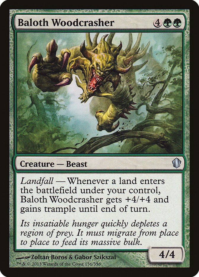 Baloth Woodcrasher - carta Magic The Gathering