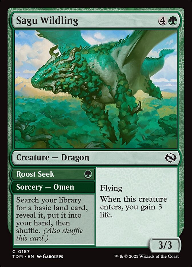 Sagu Wildling // Roost Seek - carta Magic The Gathering