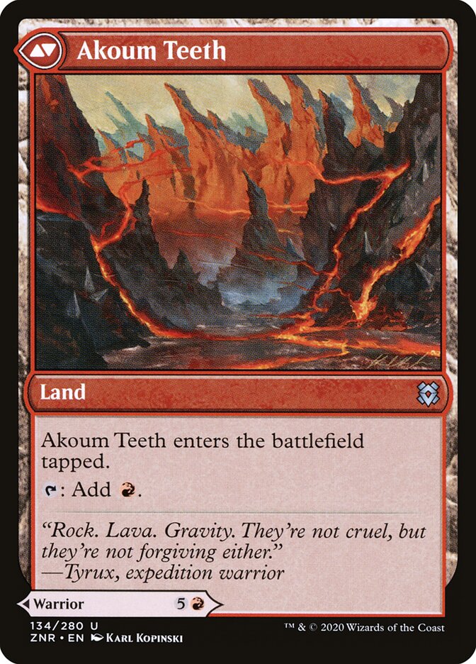 Akoum Teeth - carta Magic The Gathering