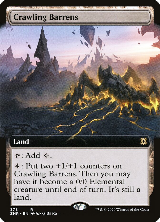 Crawling Barrens - carta Magic The Gathering