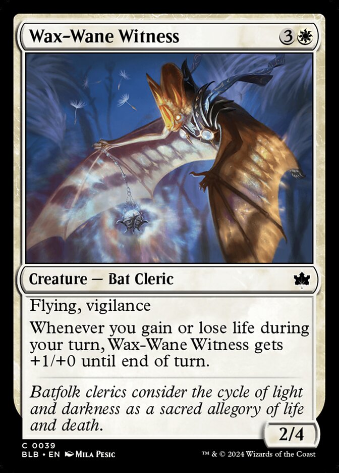 Wax-Wane Witness - BLB-039-NF-STD