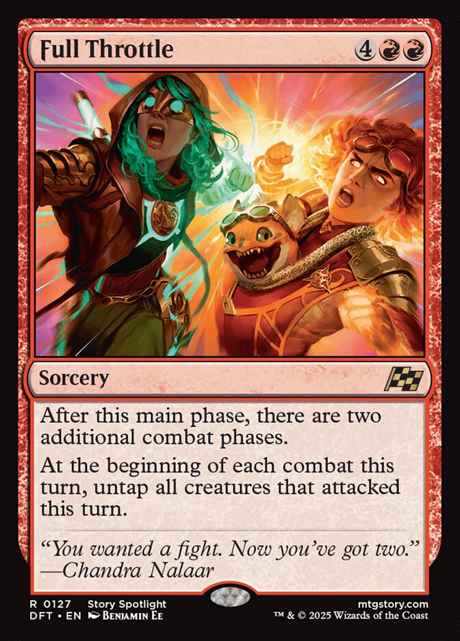 Full Throttle - carta Magic The Gathering