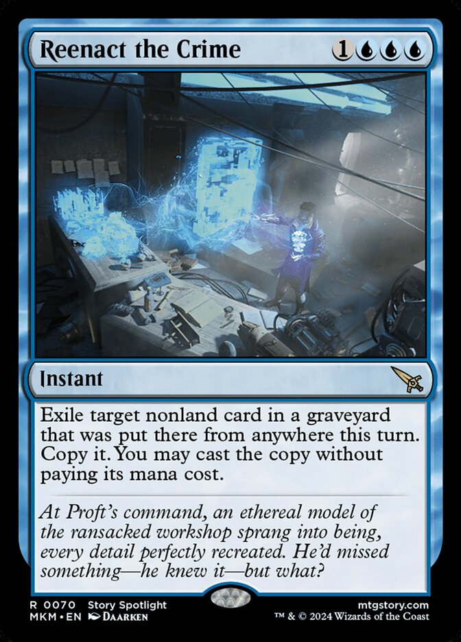 Reenact the Crime - carta Magic The Gathering