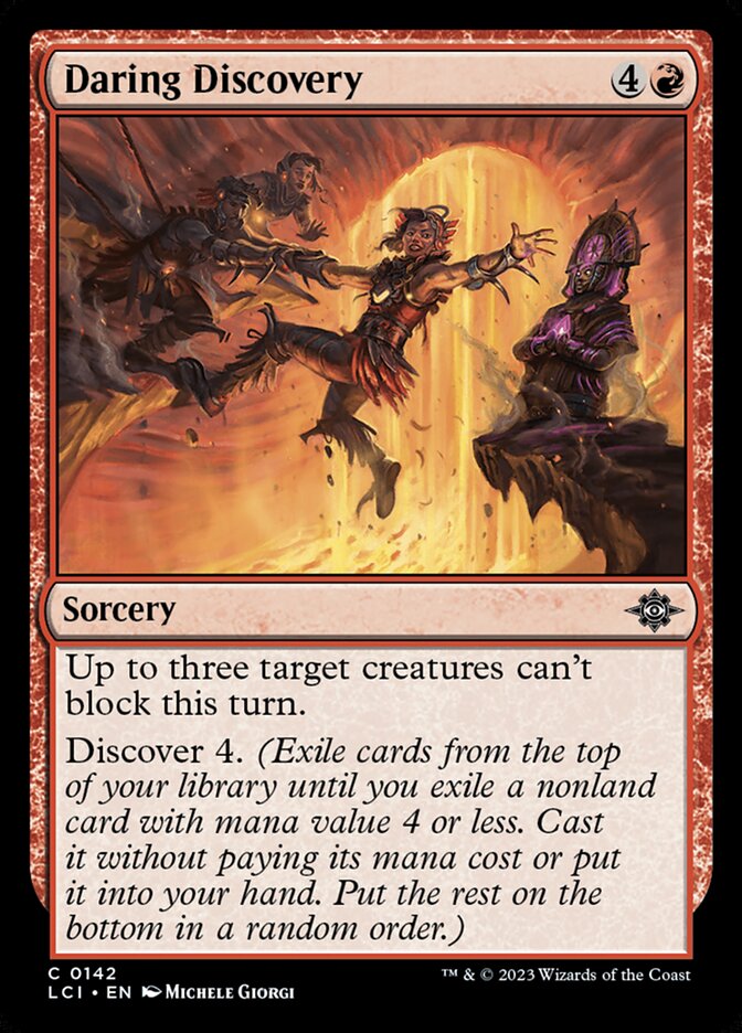 Daring Discovery - carta Magic The Gathering