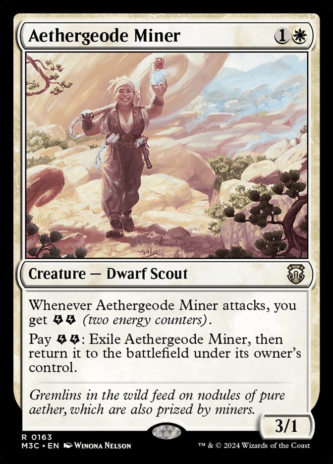 Aethergeode Miner - carta Magic The Gathering