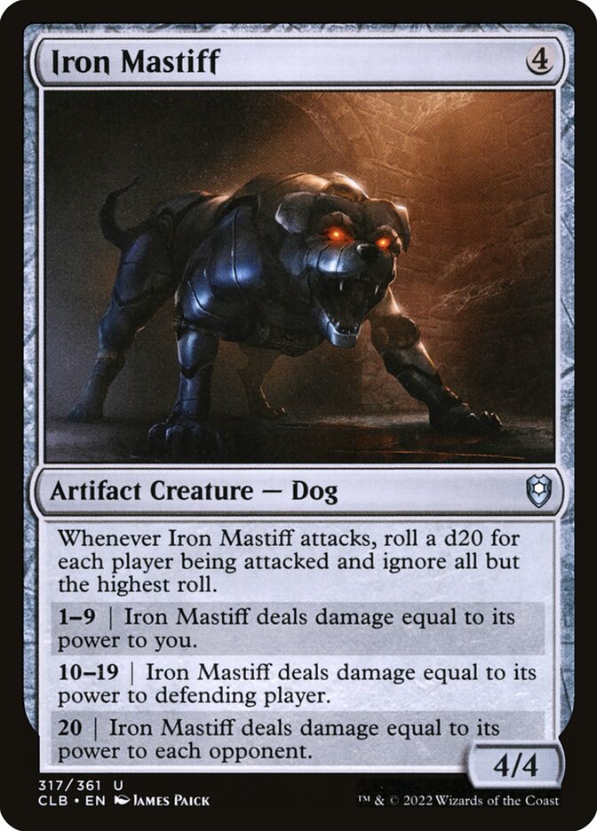 Iron Mastiff - carta Magic The Gathering