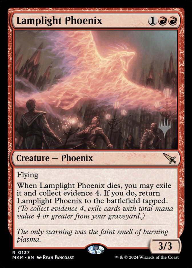 Lamplight Phoenix - carta Magic The Gathering
