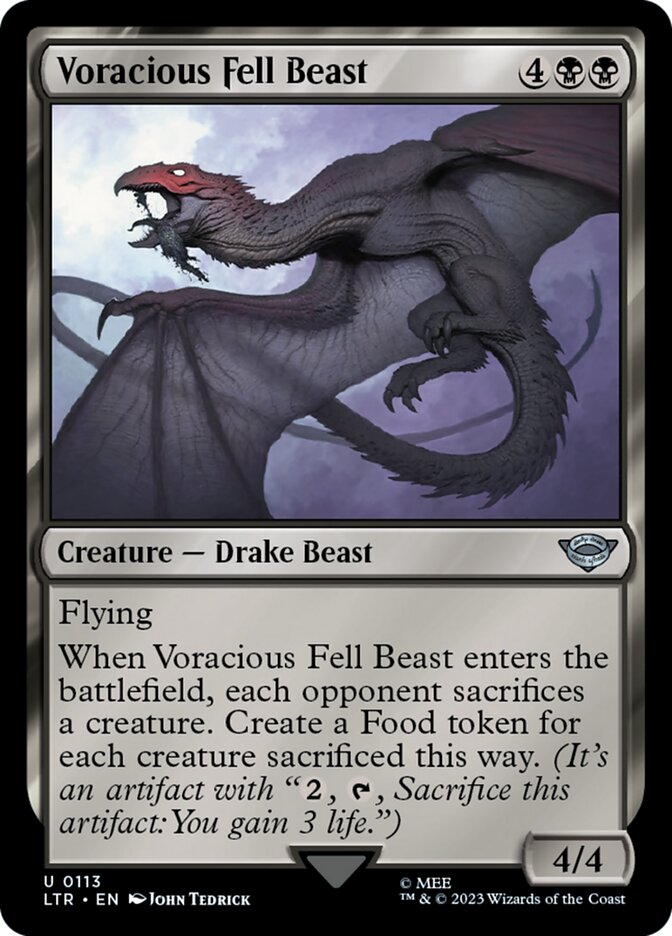 Voracious Fell Beast - carta Magic The Gathering