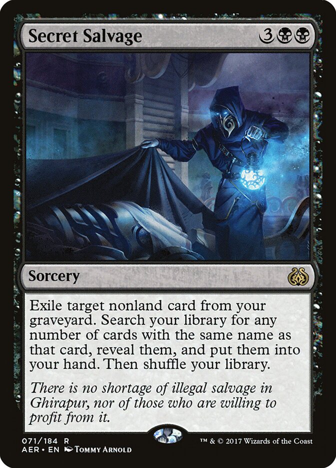 Secret Salvage - carta Magic The Gathering