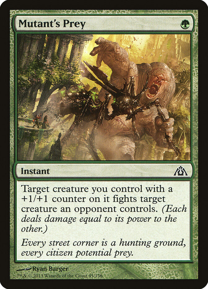 Mutant's Prey - carta Magic The Gathering