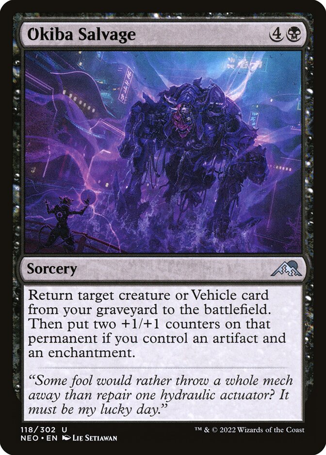 Okiba Salvage - carta Magic The Gathering