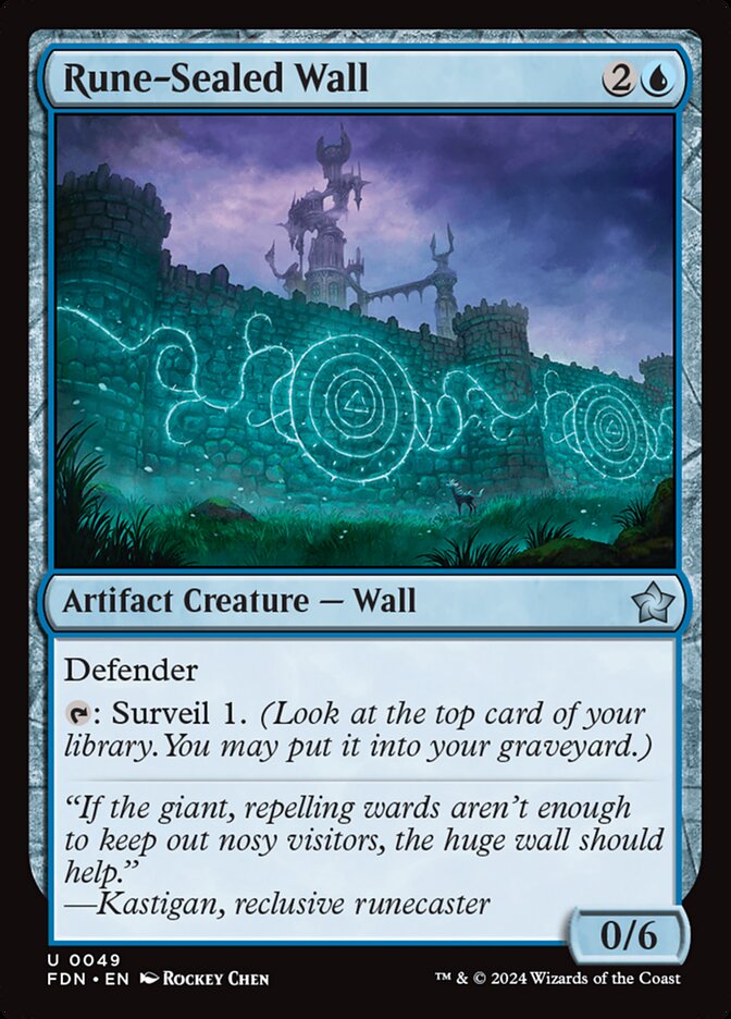 Rune-Sealed Wall - carta Magic The Gathering