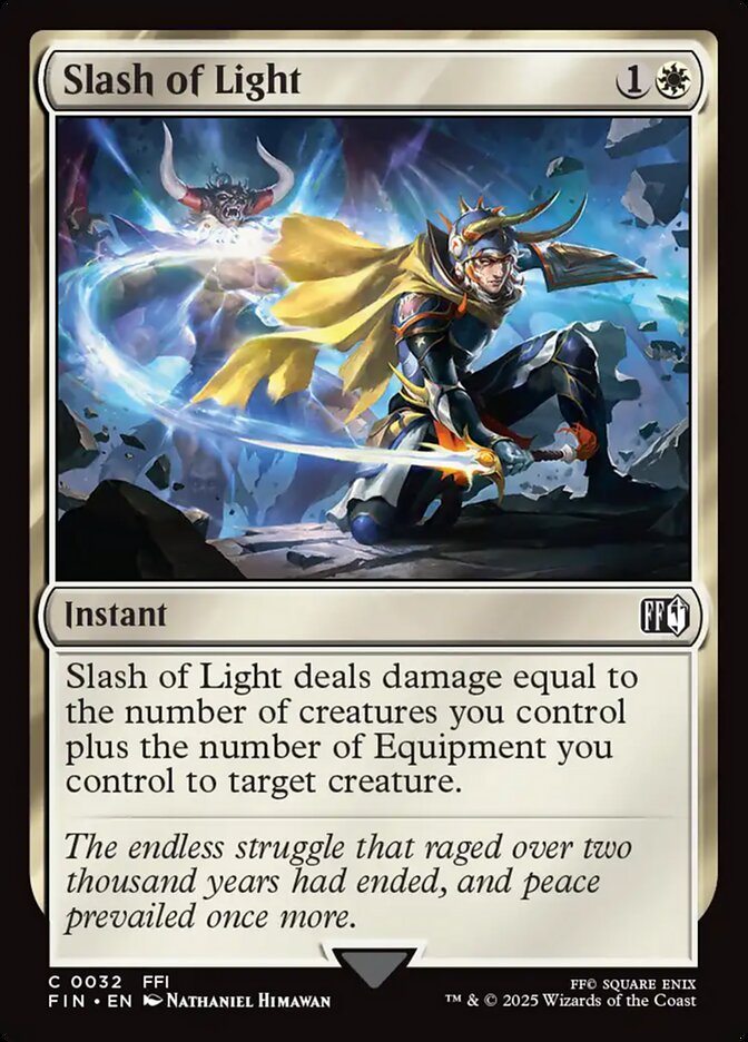Slash of Light - carta Magic The Gathering