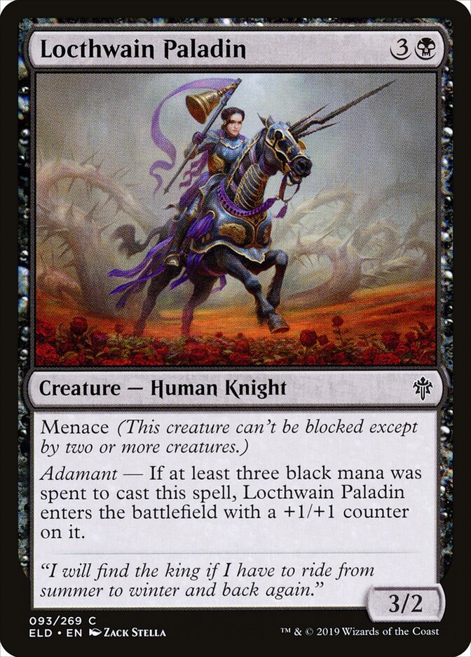 Locthwain Paladin - carta Magic The Gathering