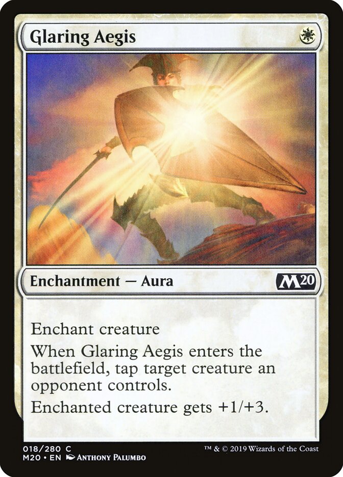 Glaring Aegis - carta Magic The Gathering