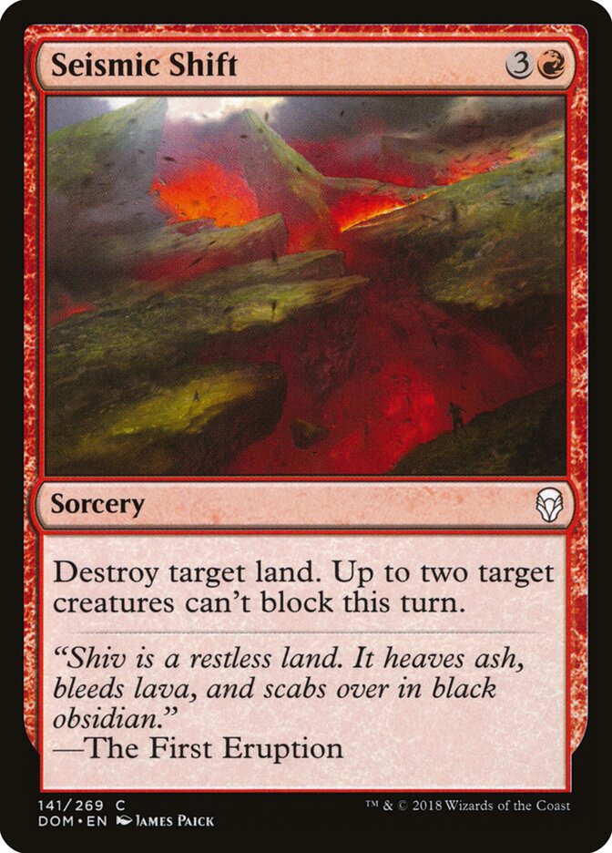 Seismic Shift - carta Magic The Gathering