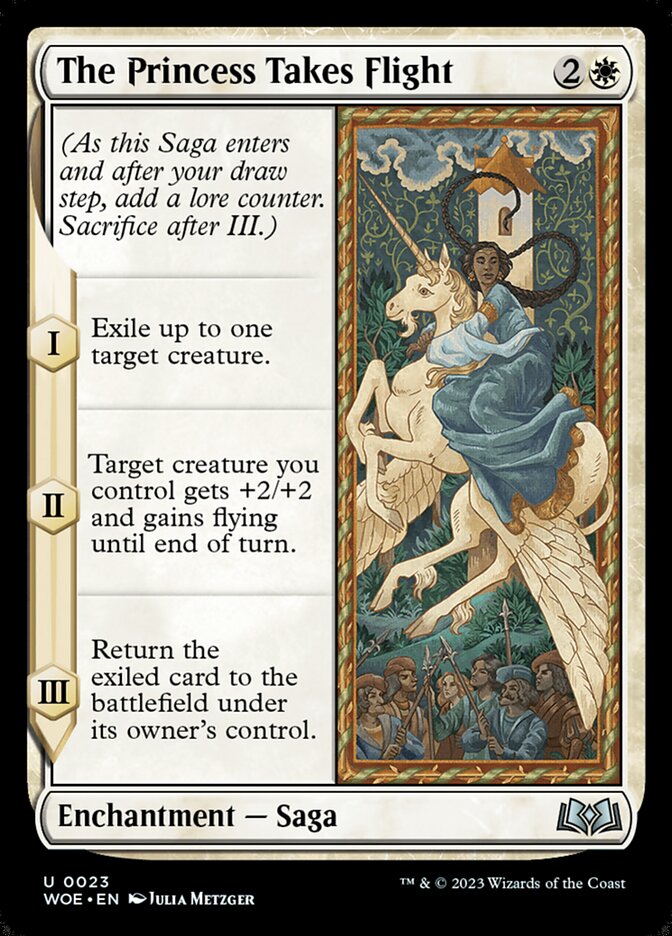 The Princess Takes Flight - carta Magic The Gathering