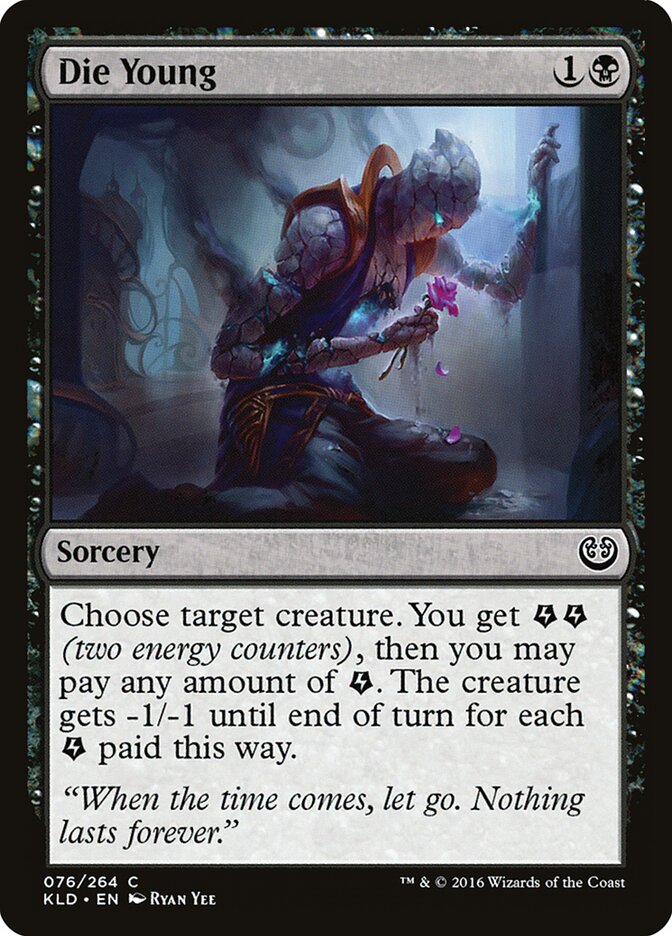 Die Young - carta Magic The Gathering