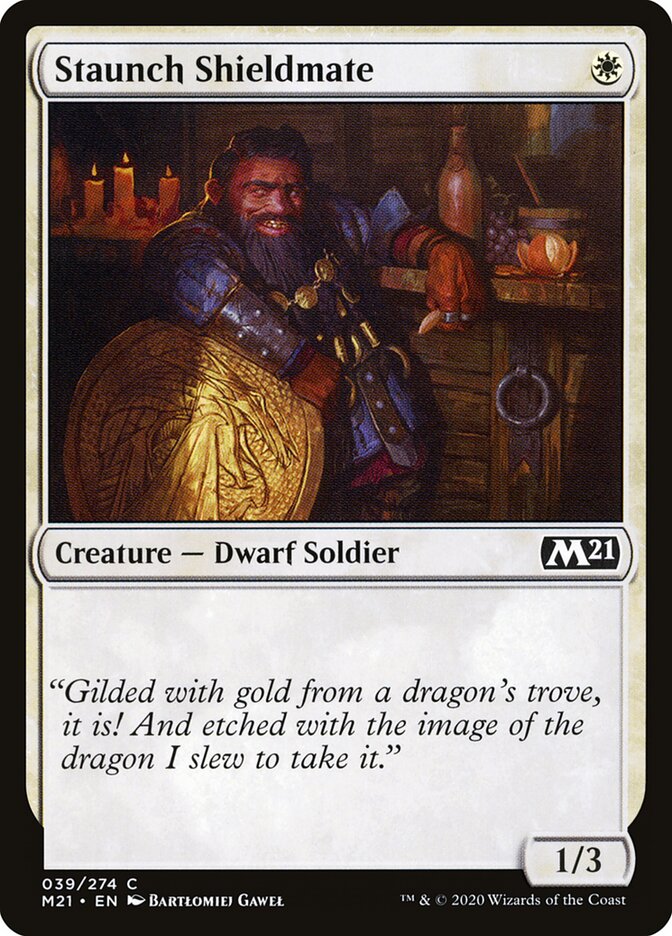 Staunch Shieldmate - carta Magic The Gathering