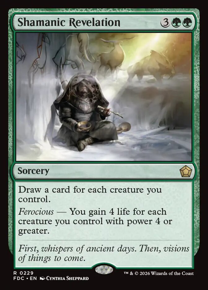 Shamanic Revelation - carta Magic The Gathering