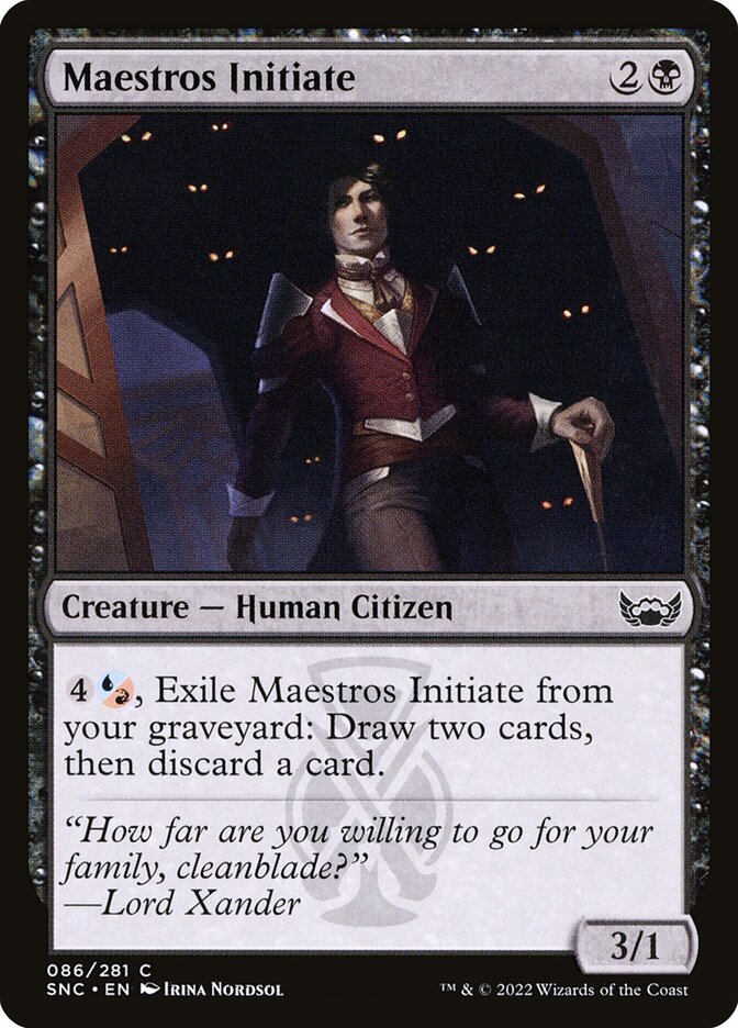 Maestros Initiate - carta Magic The Gathering