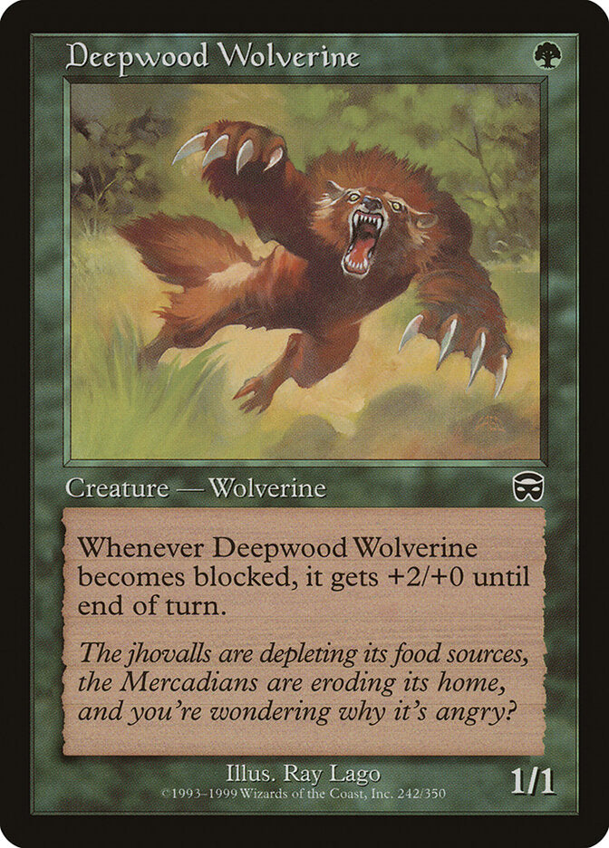Deepwood Wolverine - carta Magic The Gathering