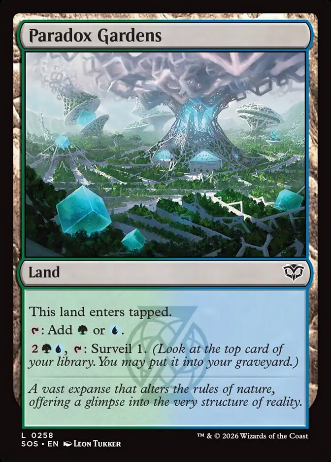 Paradox Gardens - carta Magic The Gathering