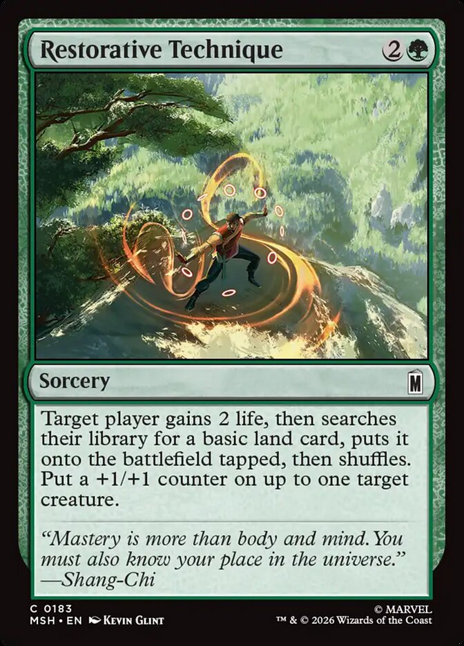 Restorative Technique - carta Magic The Gathering