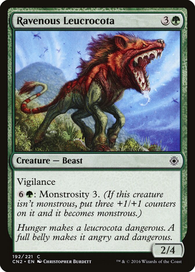 Ravenous Leucrocota - carta Magic The Gathering