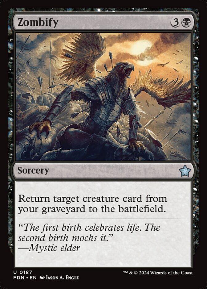 Zombify - carta Magic The Gathering