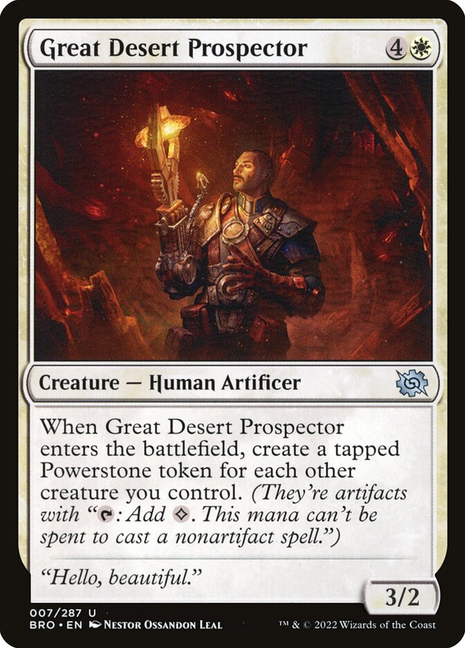 Great Desert Prospector - carta Magic The Gathering