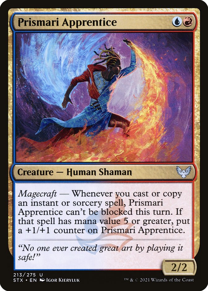 Prismari Apprentice - carta Magic The Gathering
