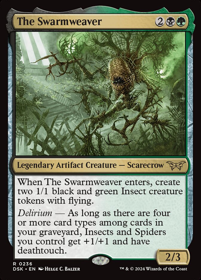 The Swarmweaver - carta Magic The Gathering