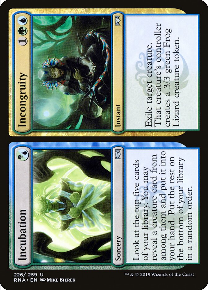 Incubation // Incongruity - carta Magic The Gathering