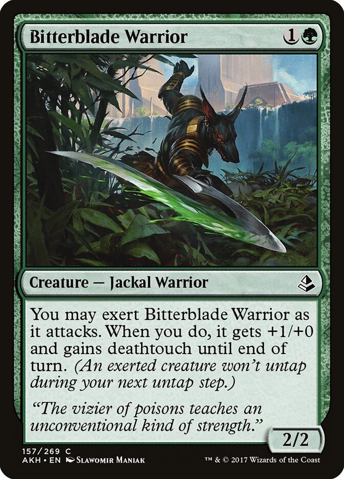 Bitterblade Warrior - carta Magic The Gathering