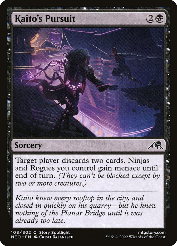 Kaito's Pursuit - carta Magic The Gathering