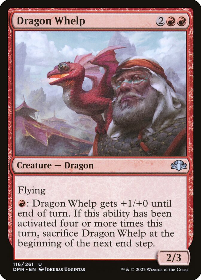 Dragon Whelp - carta Magic The Gathering