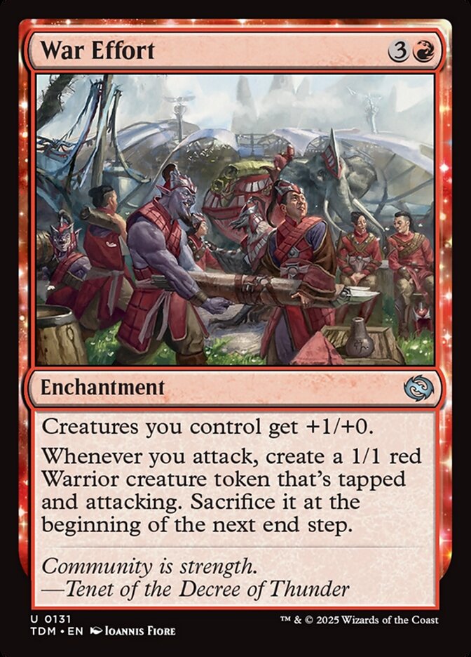 War Effort - carta Magic The Gathering