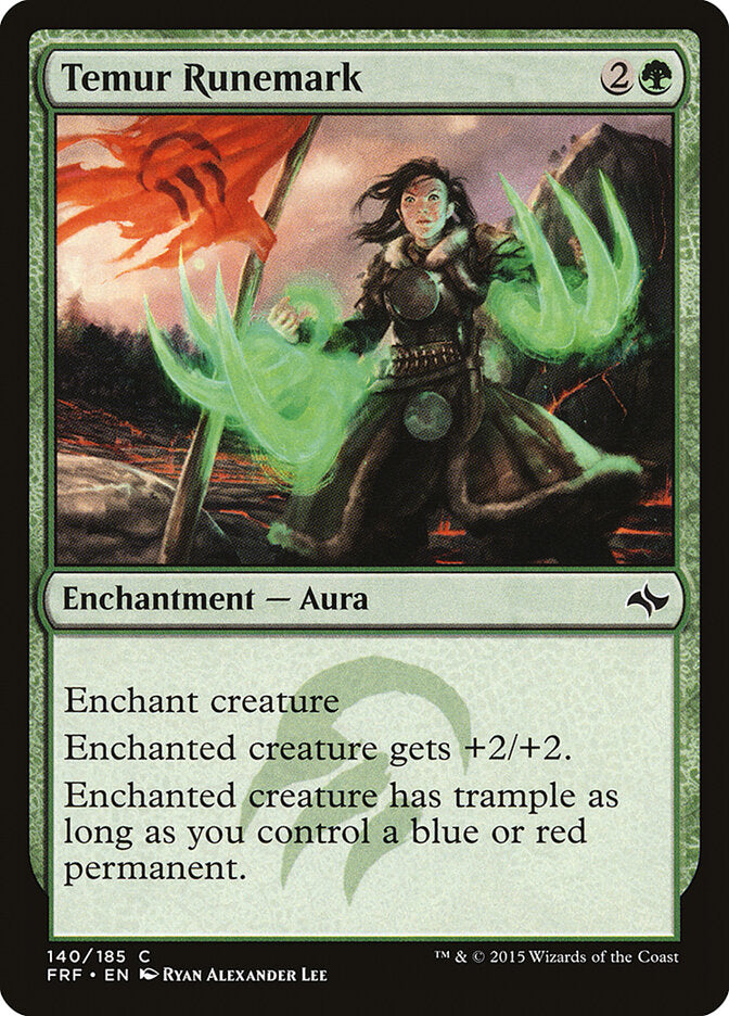 Temur Runemark - carta Magic The Gathering