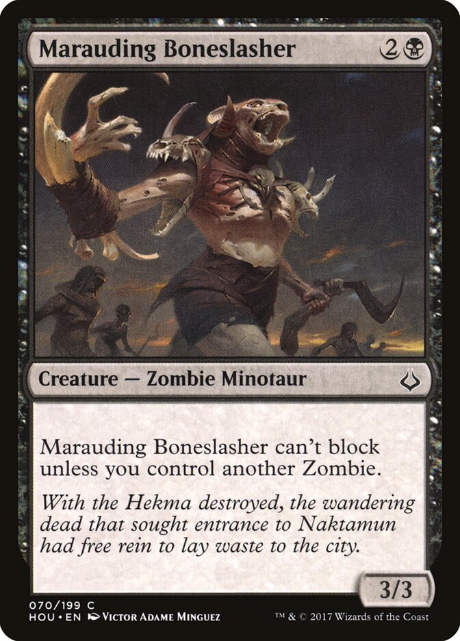 Marauding Boneslasher - carta Magic The Gathering