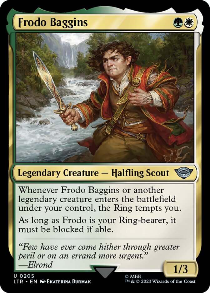Frodo Baggins - carta Magic The Gathering
