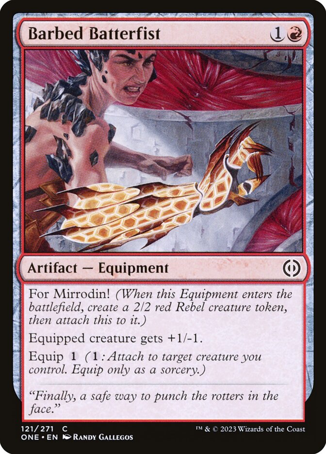 Barbed Batterfist - ONE-121-NF-STD