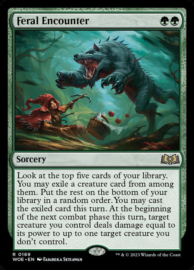Feral Encounter - carta Magic The Gathering
